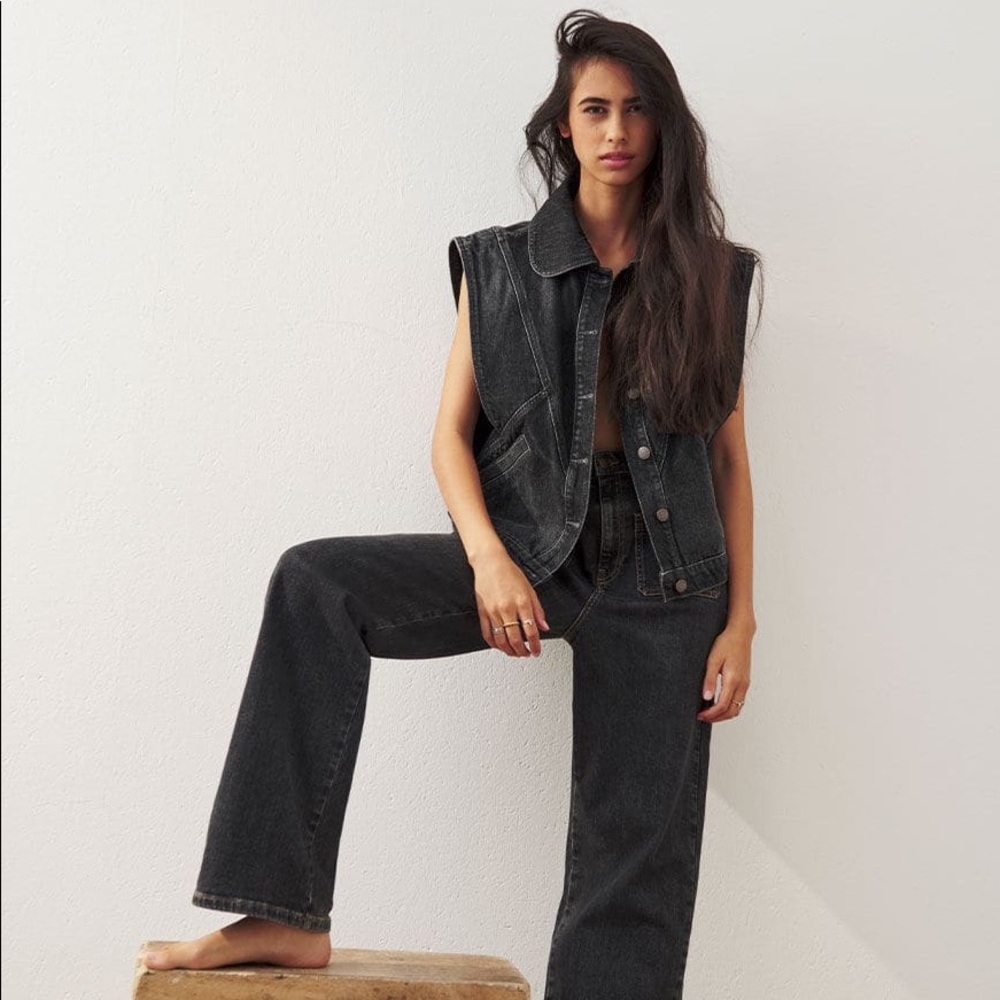 ba&sh MAX Jean Vest